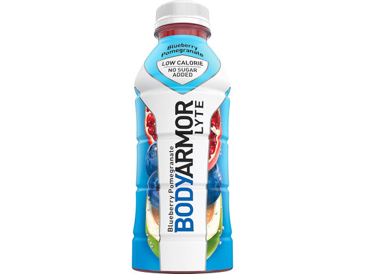 BODYARMOR LYTE Sports Drink – Blueberry Pomegranate – Electrolyte Hydration – 16 fl oz (Pack of 12)