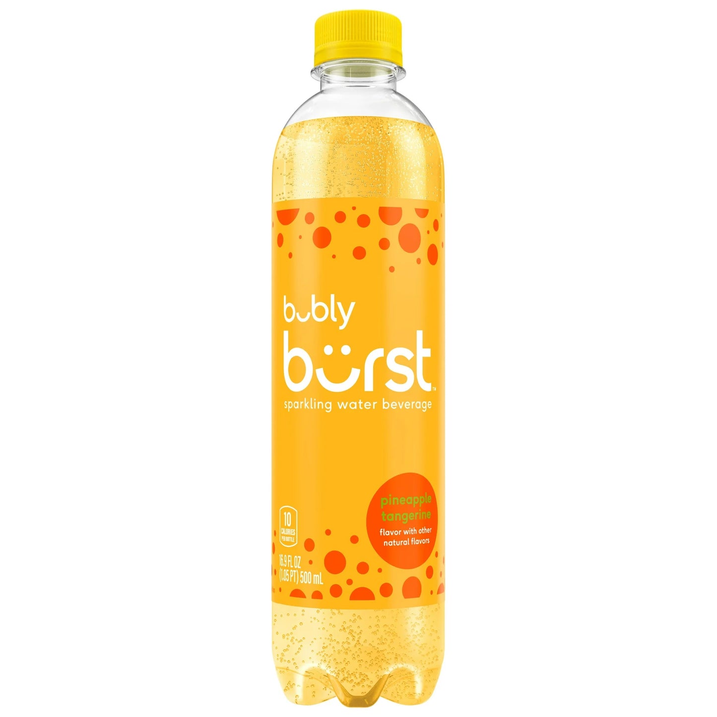 bubly burst Sparkling Water – Pineapple Tangerine – 16.9 fl oz (Pack of 12)